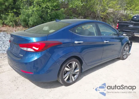 2014 Hyundai Elantra Limited from USA, damaged, VIN KMHDH4AE3EU057400